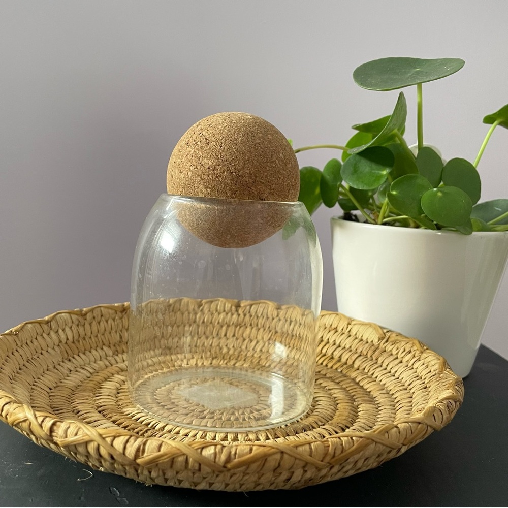 Glass Cork Container - Picture 4 of 13